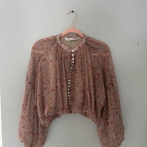 PINK ZARA BLOUSE